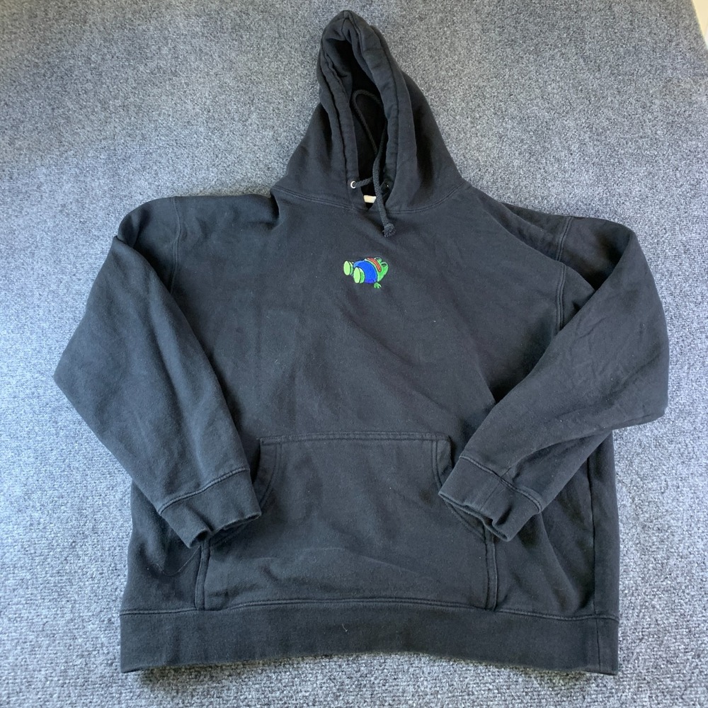 Independent Trading Co Hoodie Mens XL Black Good Mizkif Peepo Logo Pullover